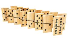 Domino XL puinen puutarhapeli