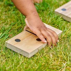 Domino XL puinen puutarhapeli-6