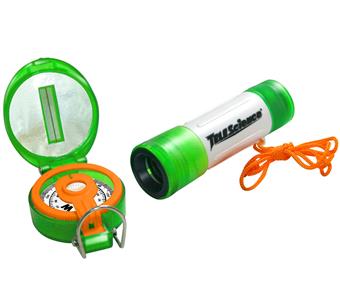 Eastcolight Compact Outdoor Kit, kaukoputki ja kompassi