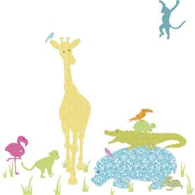 Eläinten siluetit Seinätarrat-2