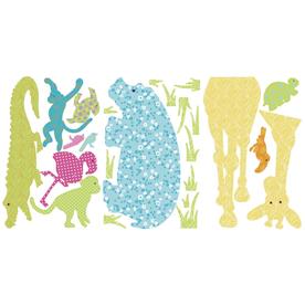 Eläinten siluetit Seinätarrat-3