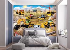 Ensimmäinen JCB-tapettini 243 x 305 cm (2024)