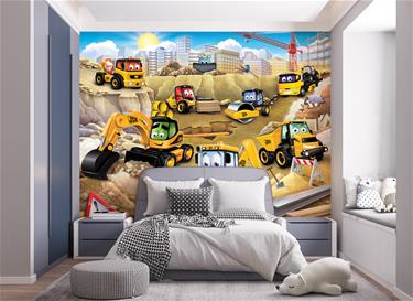 Ensimmäinen JCB-tapettini 243 x 305 cm (2024)