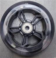 Etupyörä Musta MCU-Sport sähköpotkulautaan LED 14.4V/21.6V:lle