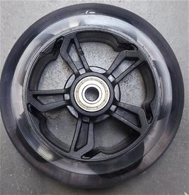 Etupyörä Musta MCU-Sport sähköpotkulautaan LED 14.4V/21.6V:lle