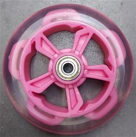 Etupyörä pink MCU-Sport sähköpotkulautaan LED 14.4V/21.6V:lle