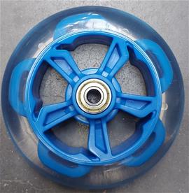 Etupyörä sininen MCU-Sport sähköpotkulautaan LED 14.4V/21.6V:lle