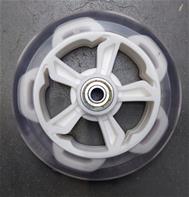 Etupyörä Valkoinen MCU-Sport sähköpotkulautaan LED 14.4V/21.6V:lle