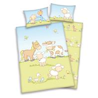 Farm Animals Junior vuodevaatteet 100x135 cm - 100 prosenttia puuvillaa.