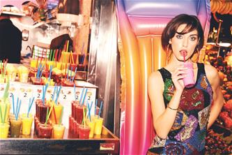 "Fashion Rainbow" uimapatja 183 x 69 cm-4