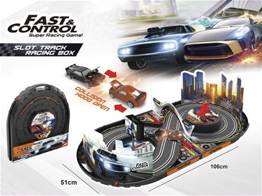 Fast & Control kilparata matkalaukku lapsille 1:43-4