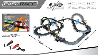 Fast Race -kilparata lapsille, 1047 cm, 1:64-2