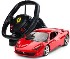 Ferrari 458 Italia kauko-ohjattava auto ohjauspyörällä 1:14