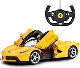Ferrari LaFerrari kauko-ohjattava auto 1:14 Keltainen