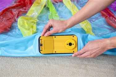 Fisher-Price pomppulinna 226 x 175 x 138 cm sis. sähköisen pumpun.-5