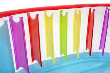 Fisher-Price pomppulinna 226 x 175 x 138 cm sis. sähköisen pumpun.-8