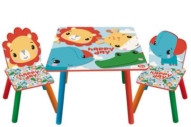 Fisher-Price Puinen pöytä ja tuolit
