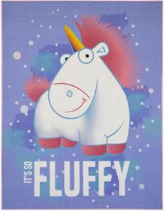 Fluffy Unicorns De Luxe lasten matto 95x125 cm