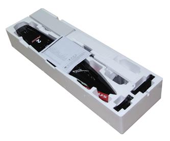 Focus V3 RC-purjevene – Suuri 2,4 GHz:n RTR-jahti FlySky i6, punainen-5