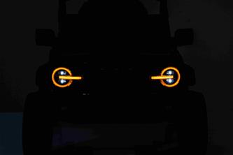 Ford Bronco Raptor sähköauto lapsille 12V, musta-8