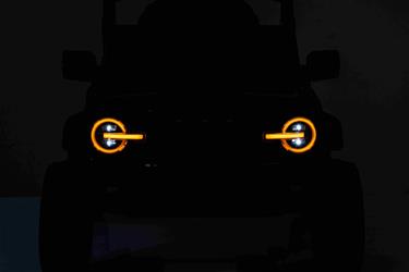 Ford Bronco Raptor sähköauto lapsille 12V, musta-8