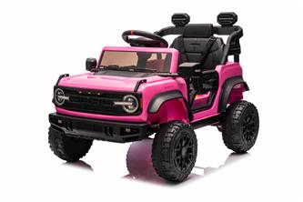 Ford Bronco Raptor sähköauto lapsille 12V, vaaleanpunainen-8
