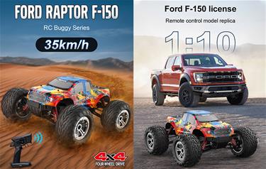 Ford F-150 Raptor RC Kauko-ohjattava Buggy 1:10-2