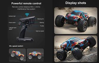 Ford F-150 Raptor RC Kauko-ohjattava Buggy 1:10-4
