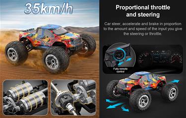 Ford F-150 Raptor RC Kauko-ohjattava Buggy 1:10-5