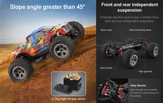 Ford F-150 Raptor RC Kauko-ohjattava Buggy 1:10-7