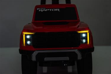 Ford F150 Raptor Walker, valot ja ääni, punainen-4