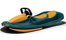 Galactus Kaksoiskelkka ohjauspyörällä, oranssi