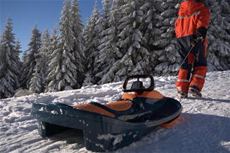 Galactus Kaksoiskelkka ohjauspyörällä, oranssi-4