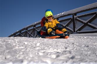 Galactus Kaksoiskelkka ohjauspyörällä, oranssi-8