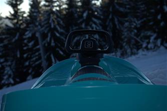 Galactus Kaksoiskelkka ohjauspyörällä, polarin sininen-13