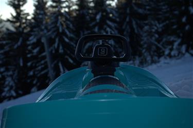 Galactus Kaksoiskelkka ohjauspyörällä, polarin sininen-13