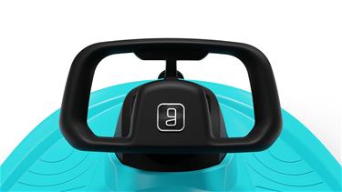 Galactus Kaksoiskelkka ohjauspyörällä, polarin sininen-5