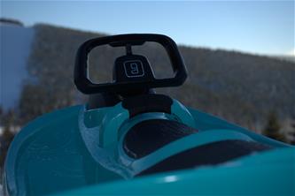 Galactus Kaksoiskelkka ohjauspyörällä, polarin sininen-6