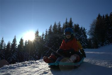 Galactus Kaksoiskelkka ohjauspyörällä, polarin sininen-7