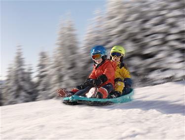 Galactus Kaksoiskelkka ohjauspyörällä, polarin sininen-9