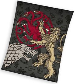 Game of Thrones Coral fleecehuopa 150 x 200 cm