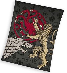 Game of Thrones Coral fleecehuopa 150 x 200 cm