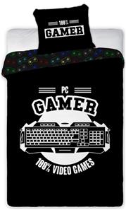 Gamer vuodevaatteet 140x200 cm - 100 prosenttia puuvillaa