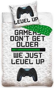 Gamer Vuodevaatteet ''Level up'' - 100 prosenttia puuvillaa