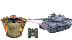 German Tiger kauko-ohjattava tankki 1:28 VS Fort 40Mhz