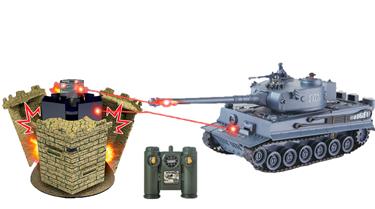 German Tiger kauko-ohjattava tankki 1:28 VS Fort 40Mhz