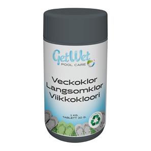 GetWet Viikkokloori 20g - 1kg