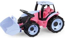 GIGA TRUCKS traktori etukuormaajalla - vaaleanpunainen, 62 cm