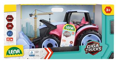 GIGA TRUCKS traktori etukuormaajalla - vaaleanpunainen, 62 cm-4