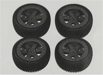 Guokai 4 kpl pyörät 80 x 31mm
